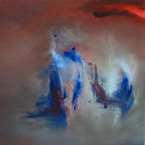 Tension-Résolution Huile sur toile  (30cm x 30cm)